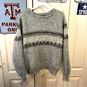 Landau Men’s 100% Pure Wool Sweater